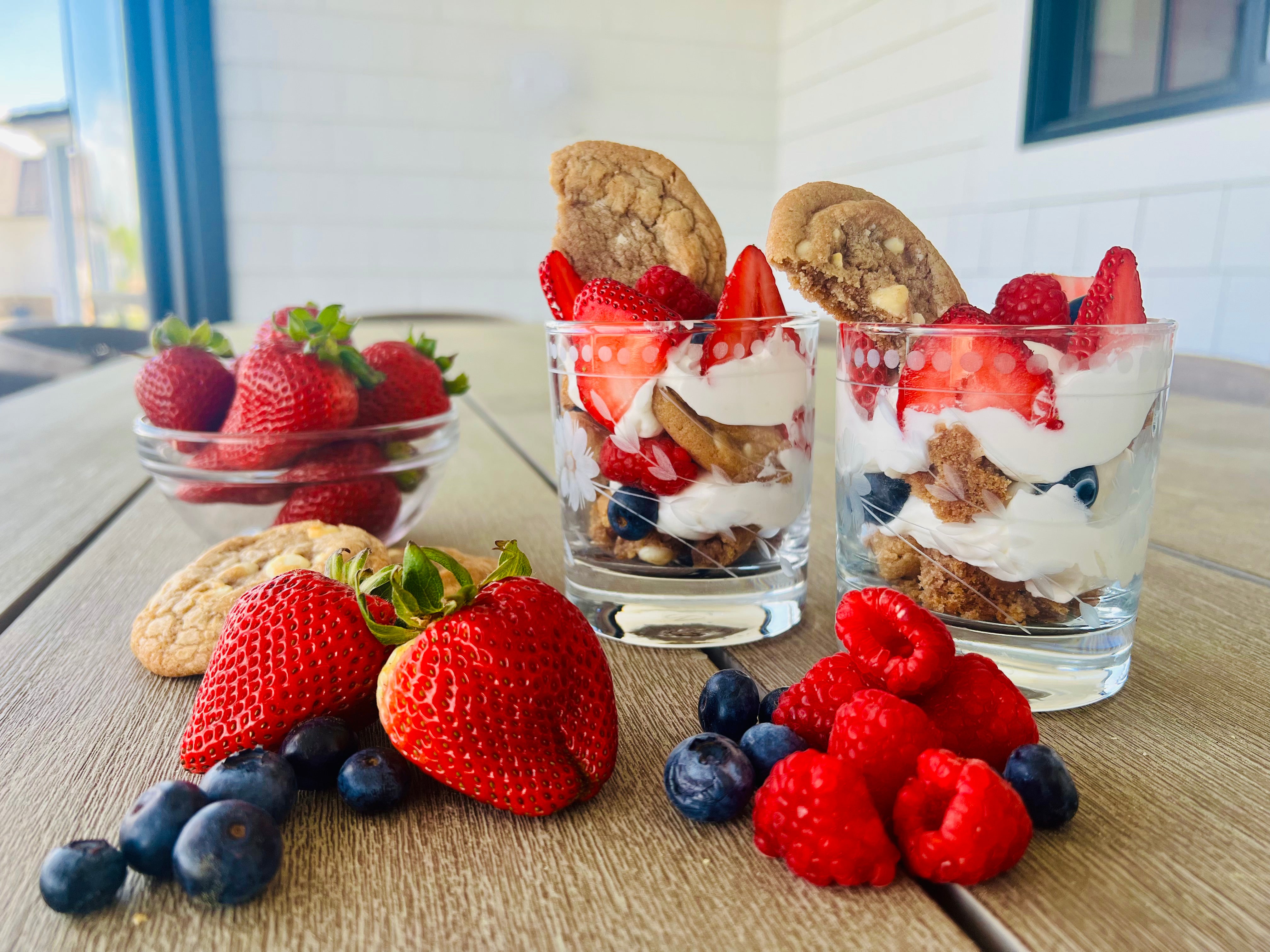 Snickerdoodle Berry Parfaits