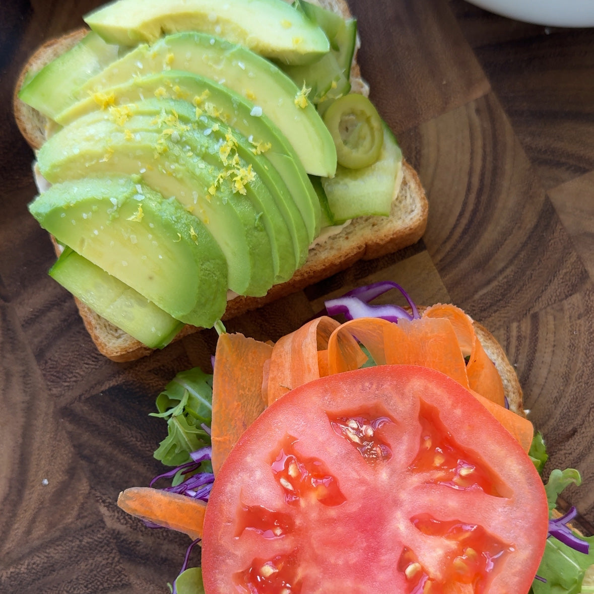 Rainbow Veggie Sandwich: A Crunchy, Colorful Reset Before More Baking